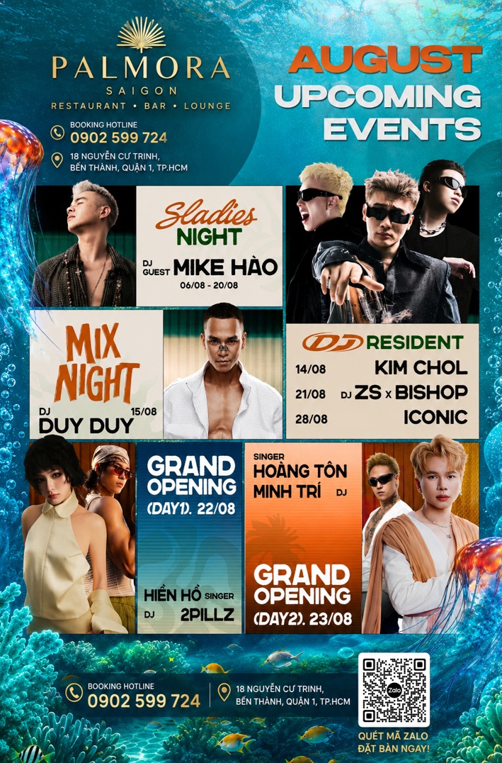 Sự Kiện Khai Trương Palmora Saigon