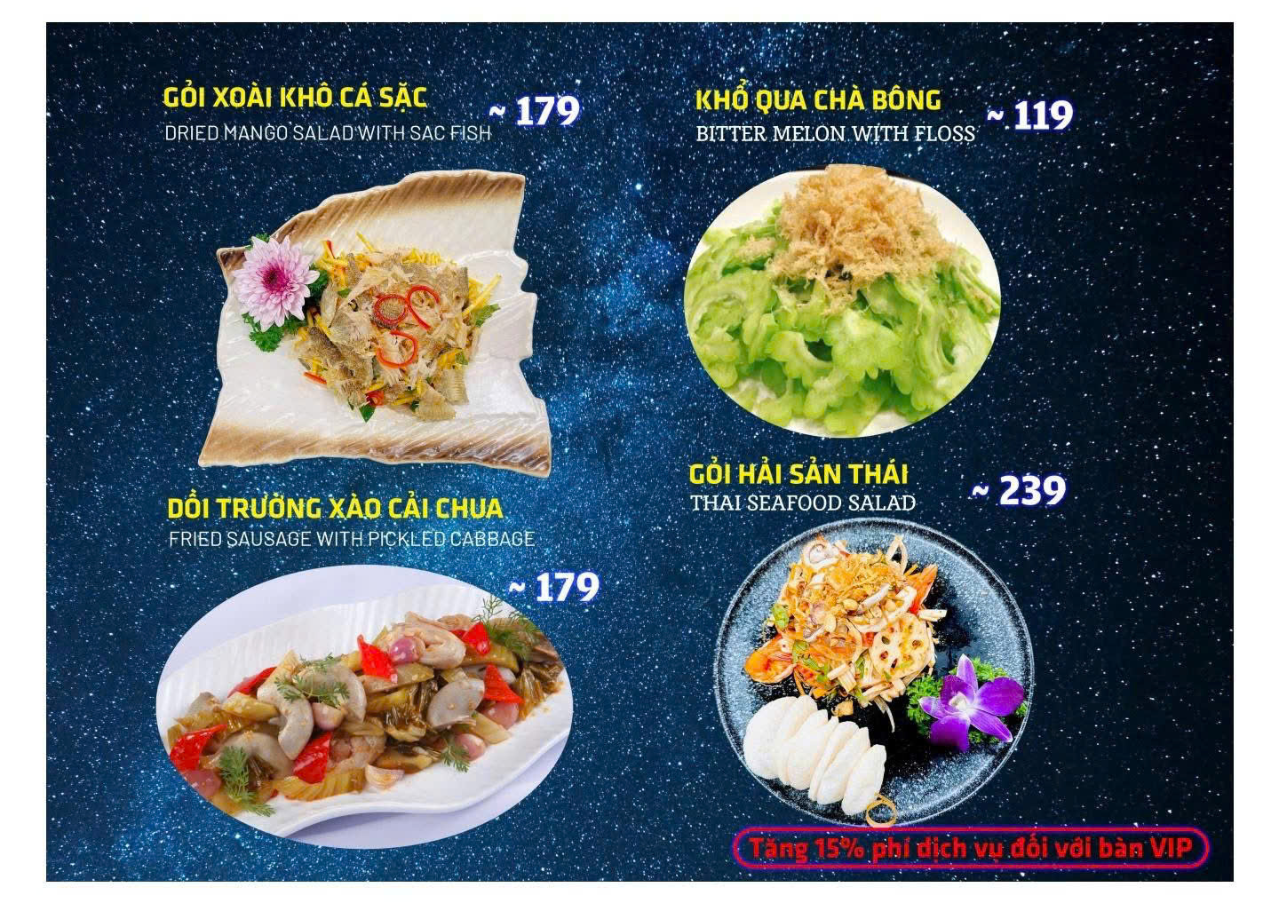 thực đơn của love garden beer 258 nguyễn văn lượng