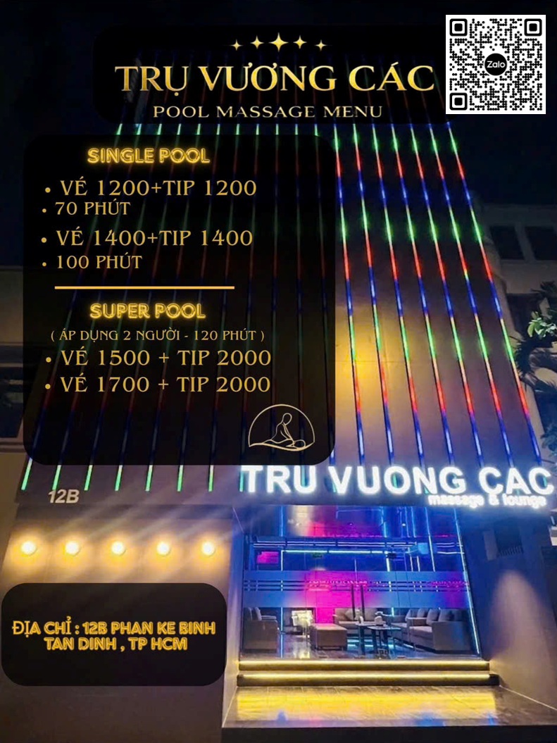 Menu Dịch Vụ Trụ Vương Các 12 Phan Kế Bính