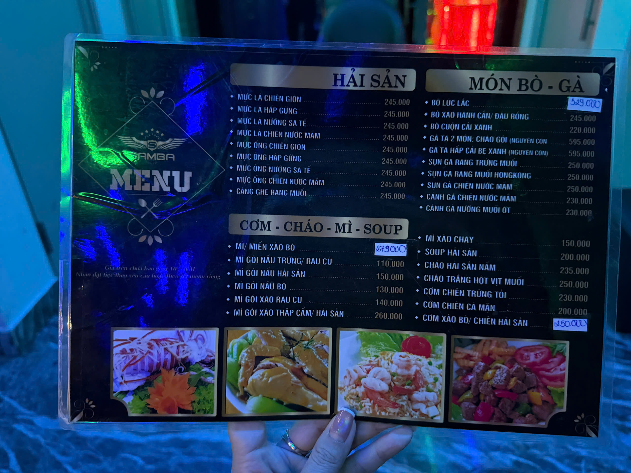 Menu Karaoke Samba Tân Sơn Nhì (2)