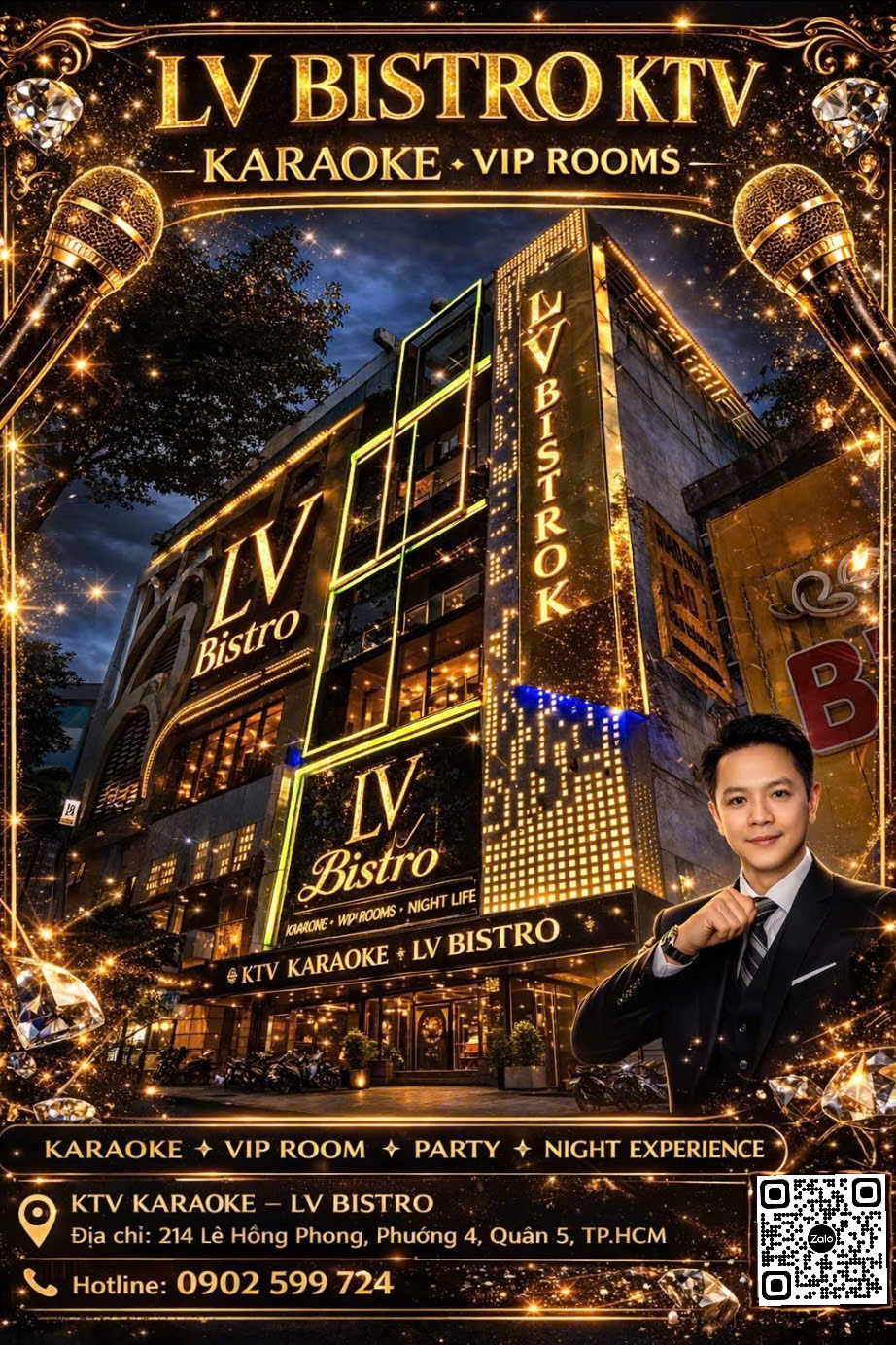 Poster Đặt Phòng KTV Karaoke LV Bistro K