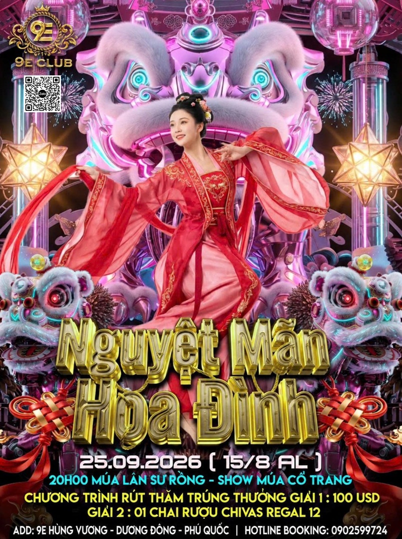 Poster Sự Kiện 9E CLUB Phú Quốc