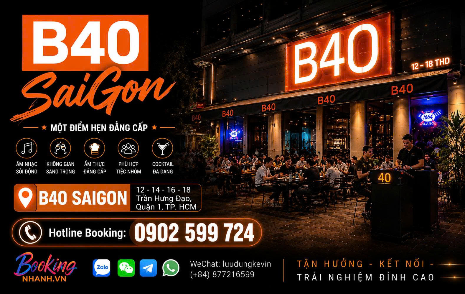 Quán Nhậu B40 Saigon Trần Hưng Đạo