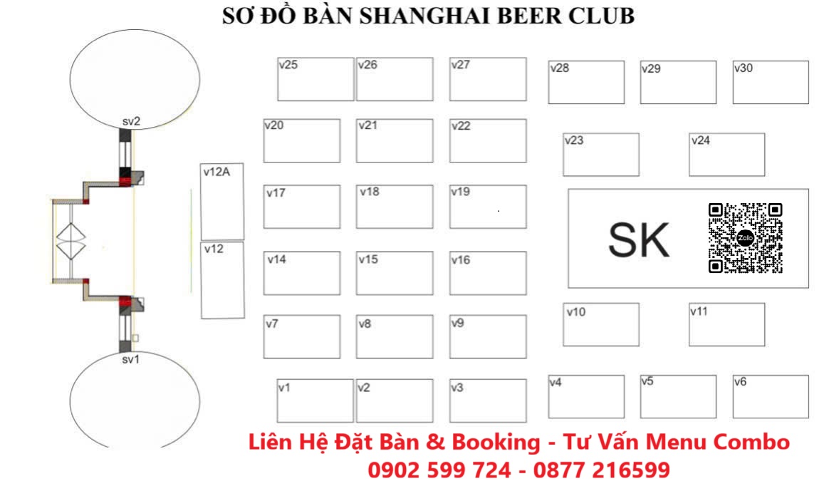 Sơ Đồ Bàn ShangHai Club Đà Nẵng