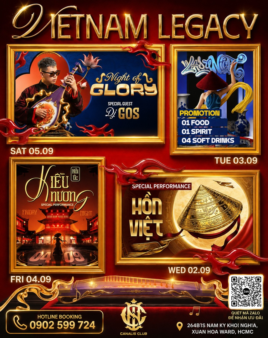 Sự Kiện Canalis Club Tháng 9