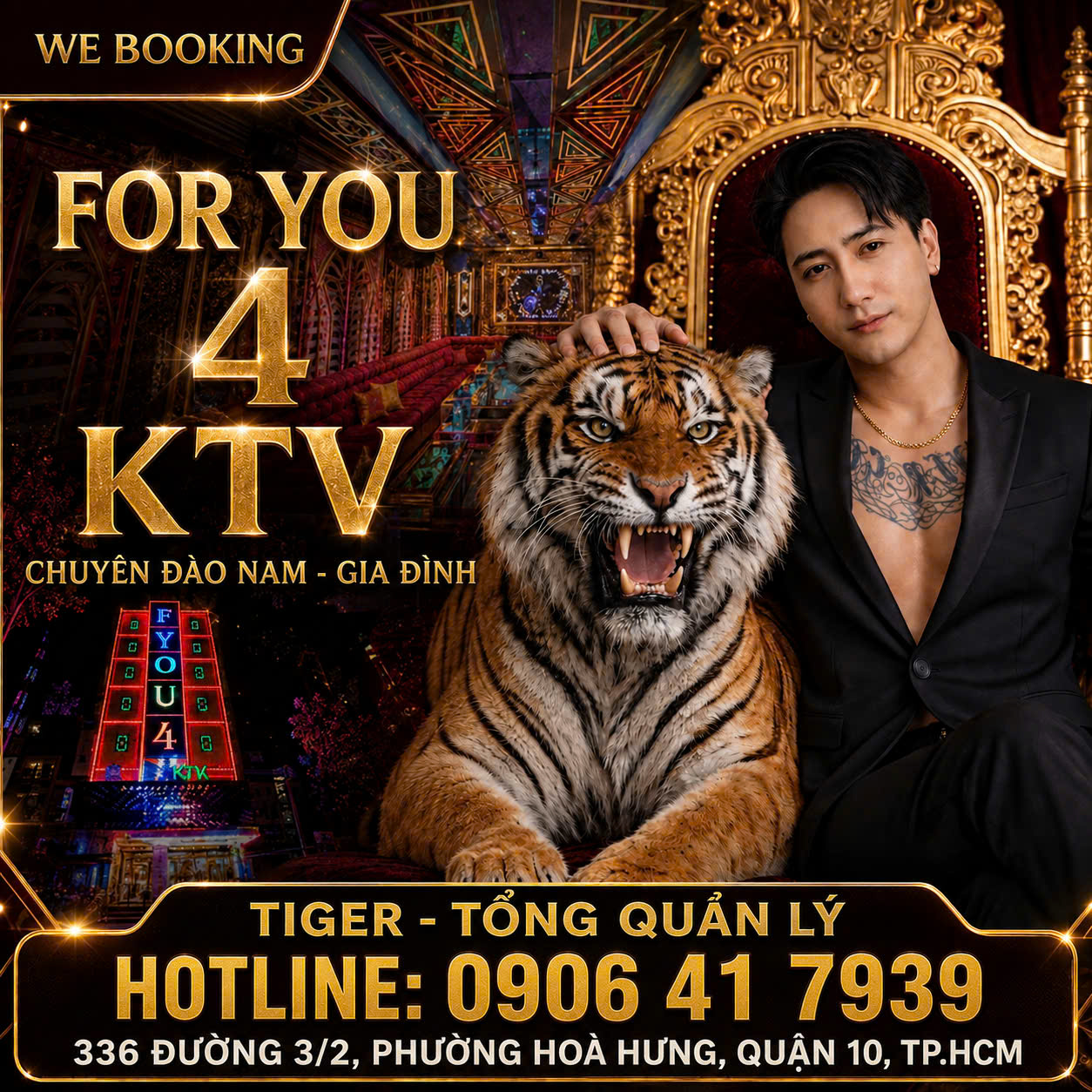 WeBooking Tiger - Tổng Quản Lý Karaoke For You 4