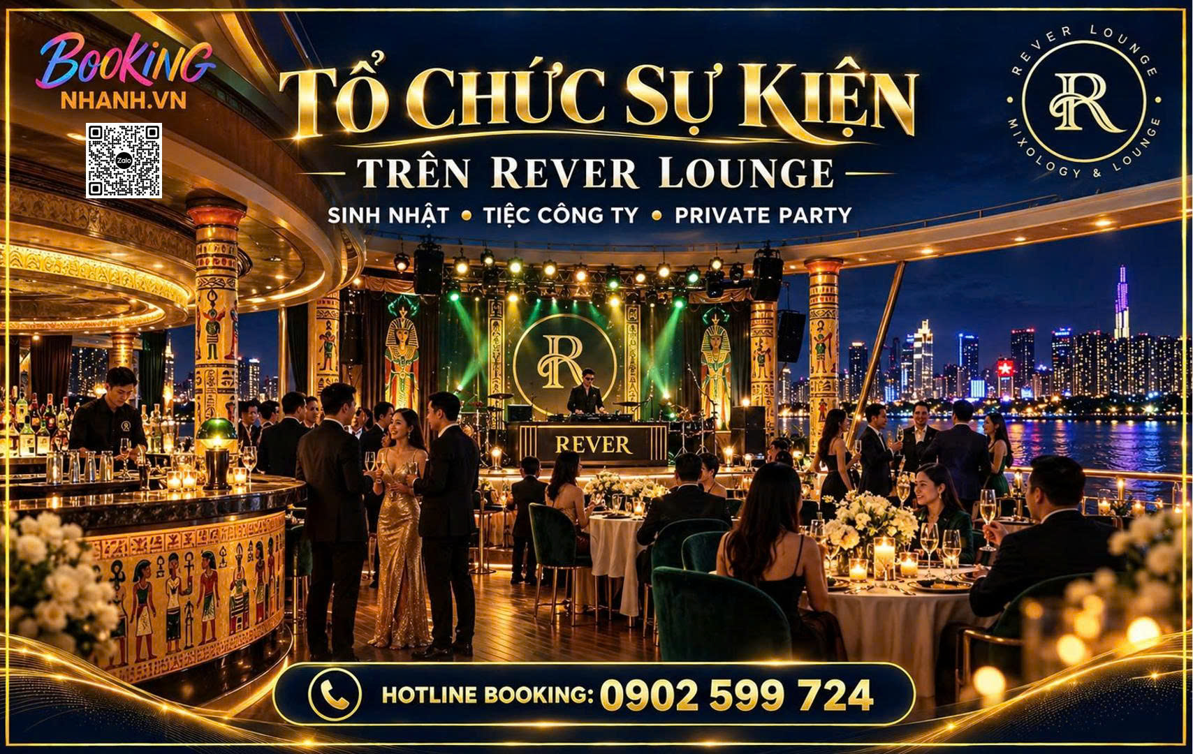 Tổ Chức Sự Kiện Tàu REVER Lounge