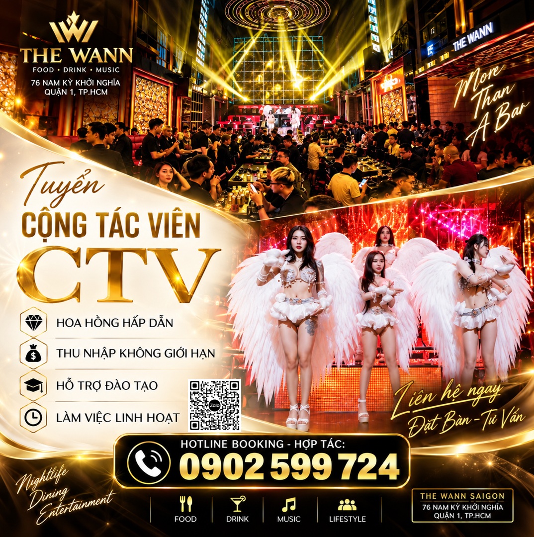 Tuyển dụng CTV Booking The Wann Saigon