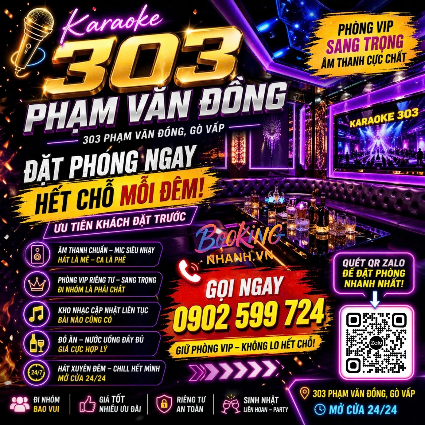 Karaoke 303 Phạm Văn Đồng, Gò Vấp