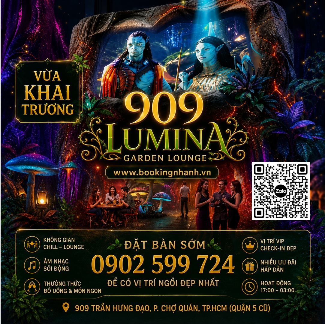 909 Beer Garden Lumina- Trần Hưng Đạo, Quận 5