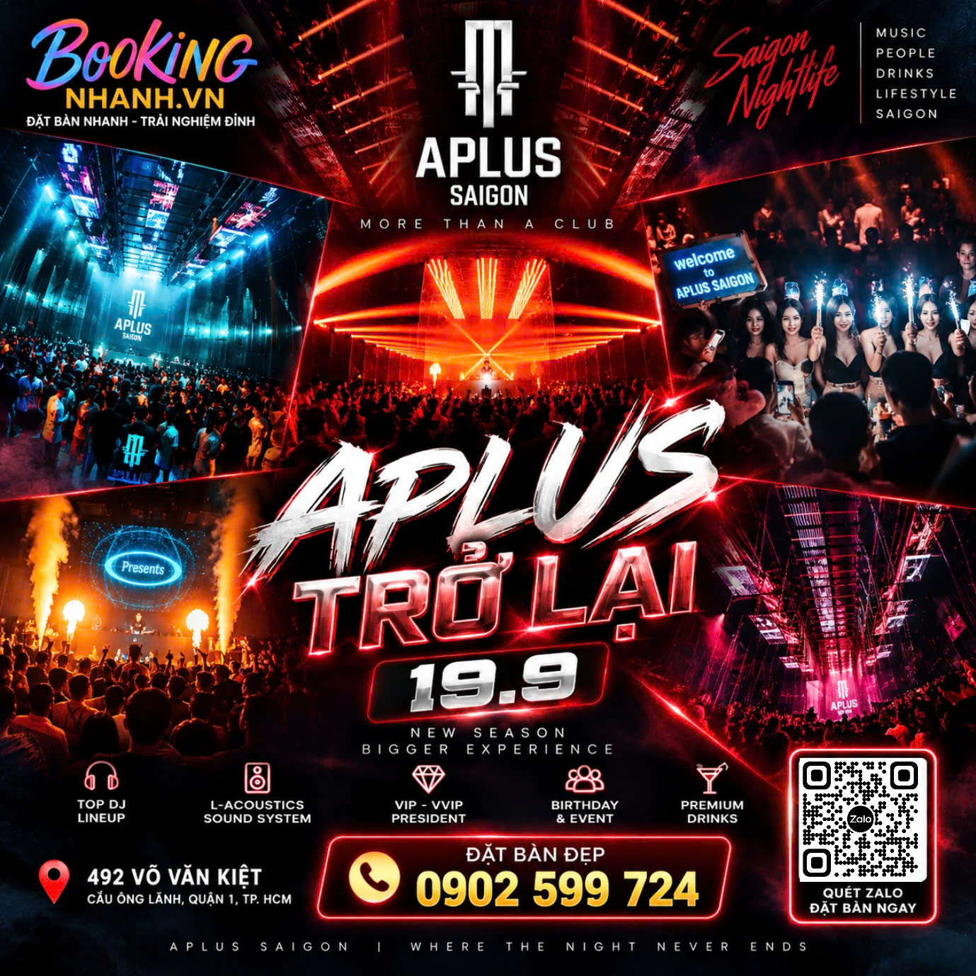 APLUS SAIGON - 492 Võ Văn Kiệt, Cầu Kho, Quận 1