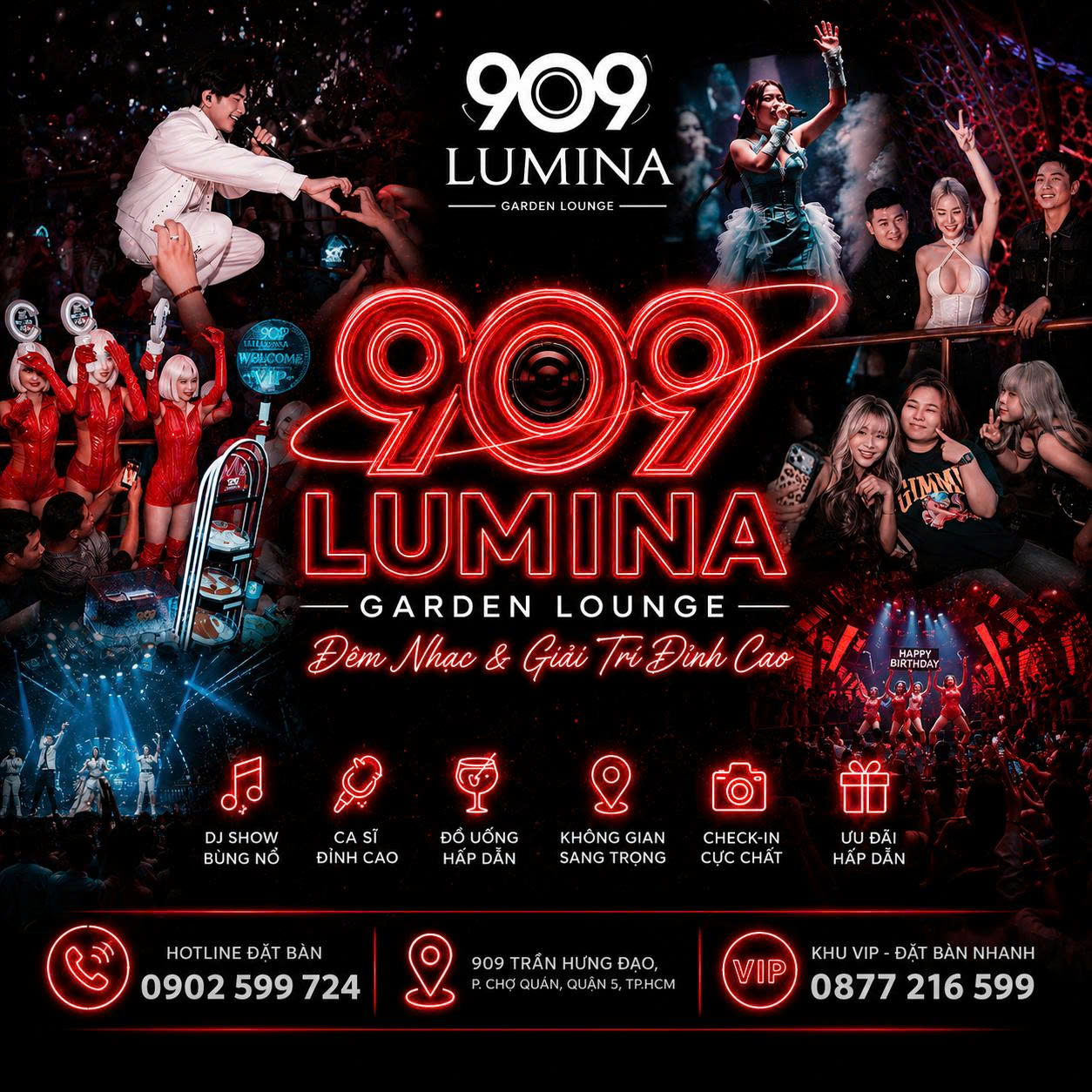 909 Beer Garden Lumina- Trần Hưng Đạo, Quận 5