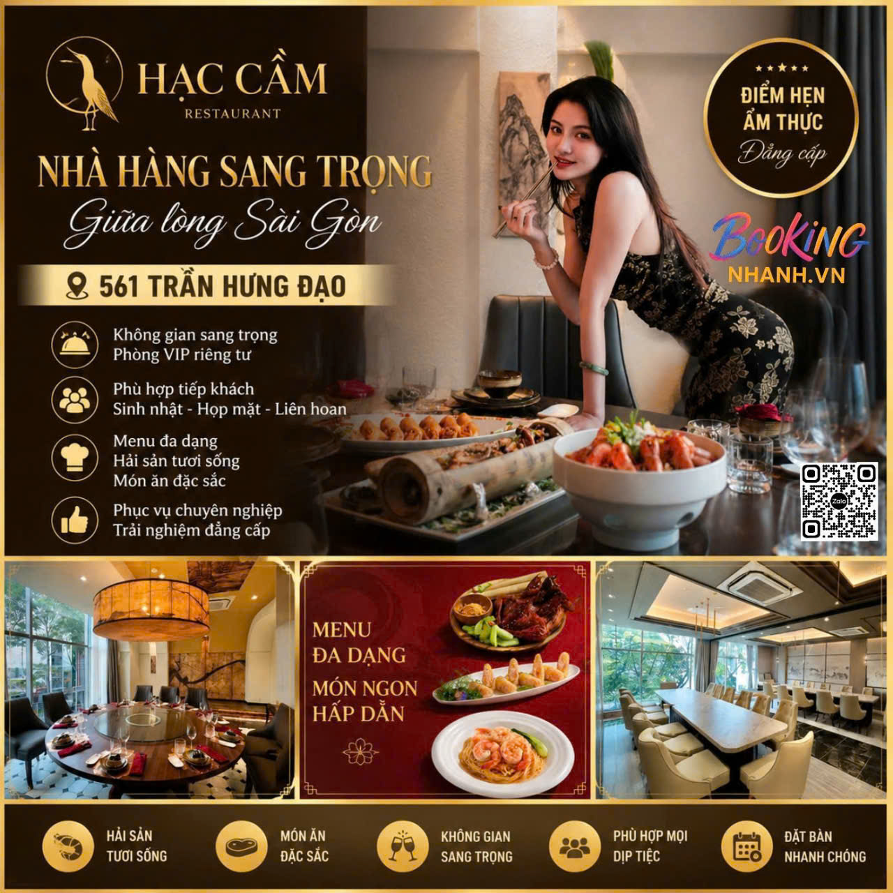 Hạc Cầm Restaurant - 561 Trần Hưng Đạo
