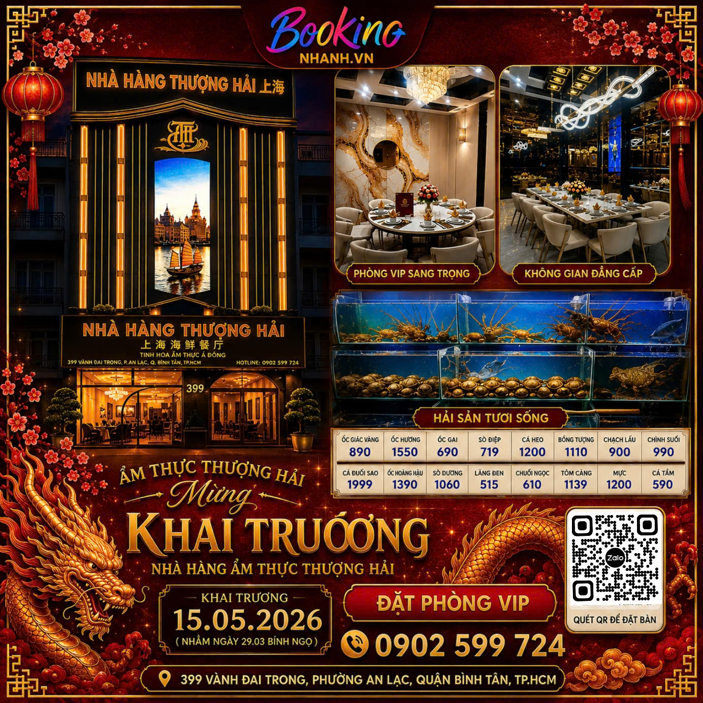 Nhà Hàng Thượng Hải Restaurant - 399 Vành Đai Trong