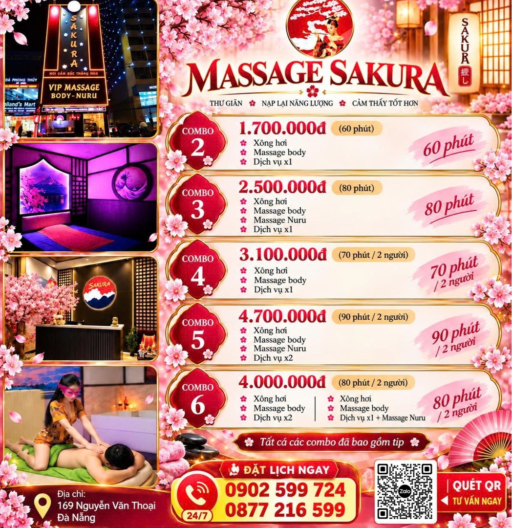 Massage Sakura Đà Nẵng - 169 Nguyễn Văn Thoại