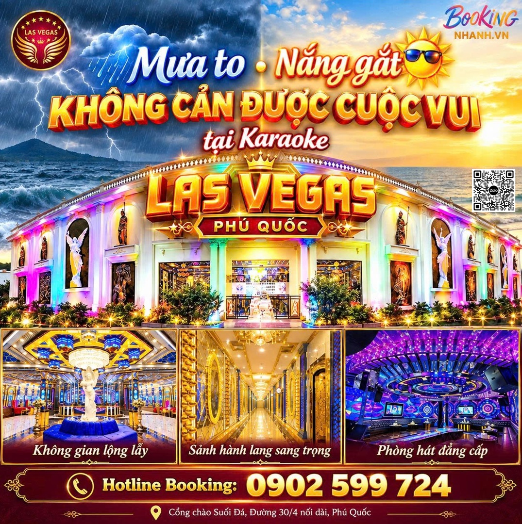 Karaoke Las Vegas Phú Quốc – Không Gian Sang Trọng, Đặt Phòng VIP