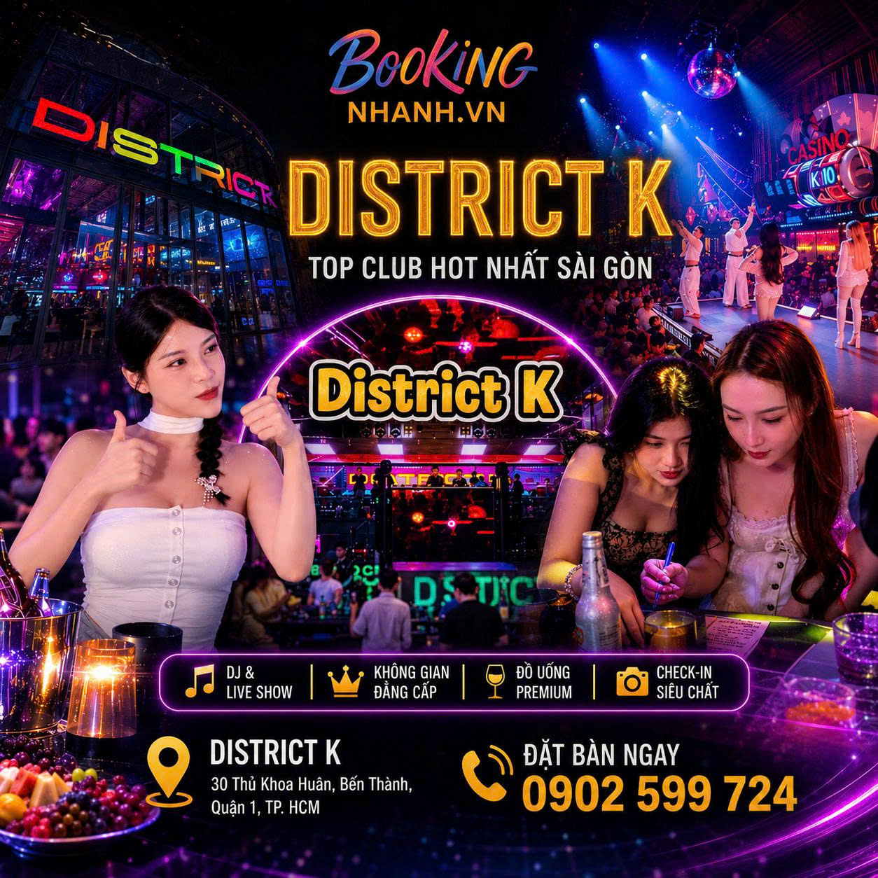 District K – 30 Thủ Khoa Huân, Quận 1, TPHCM