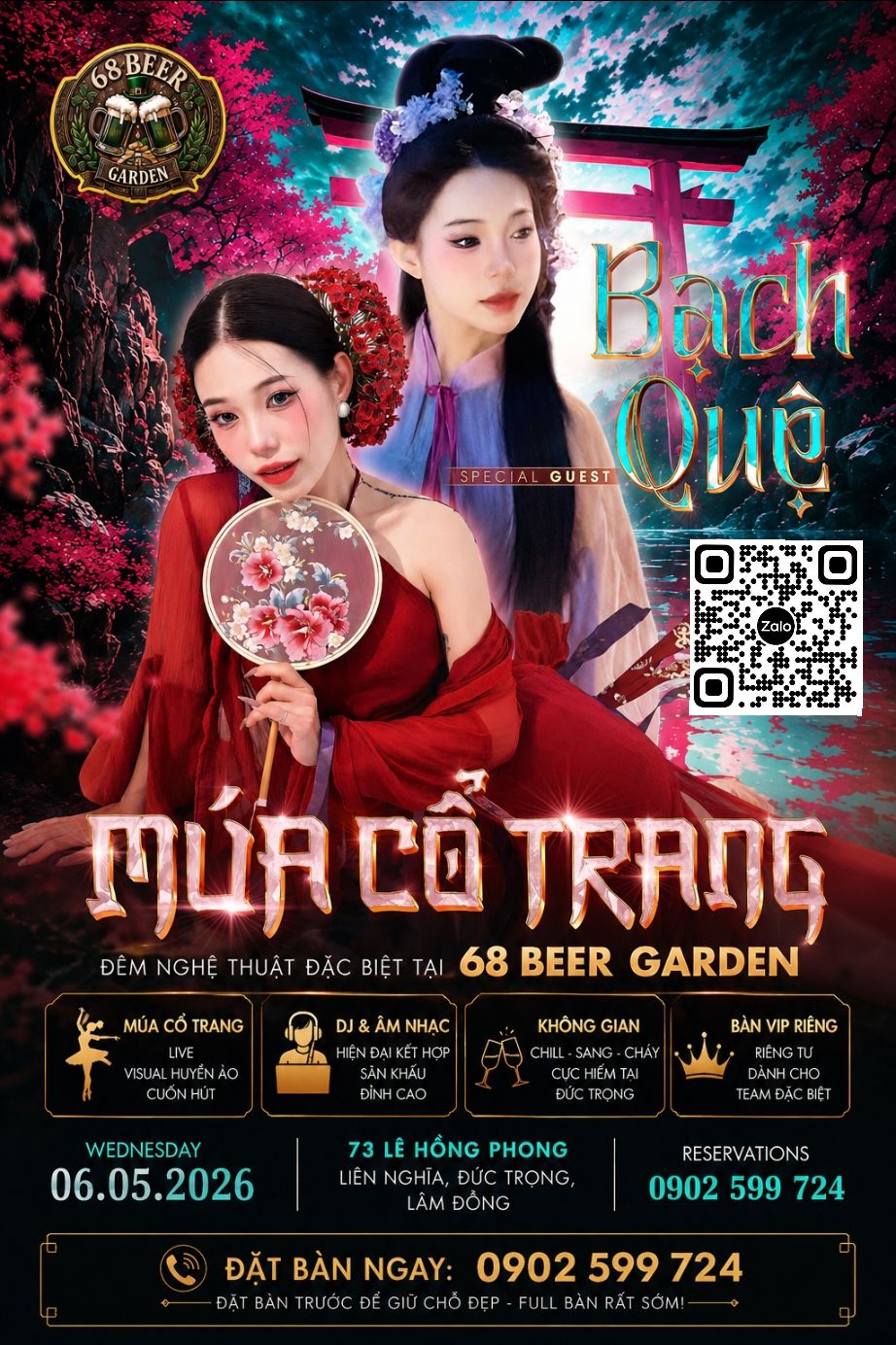 68 Beer Garden - 73 Lê Hồng Phong - Đức Trọng Lâm Đồng