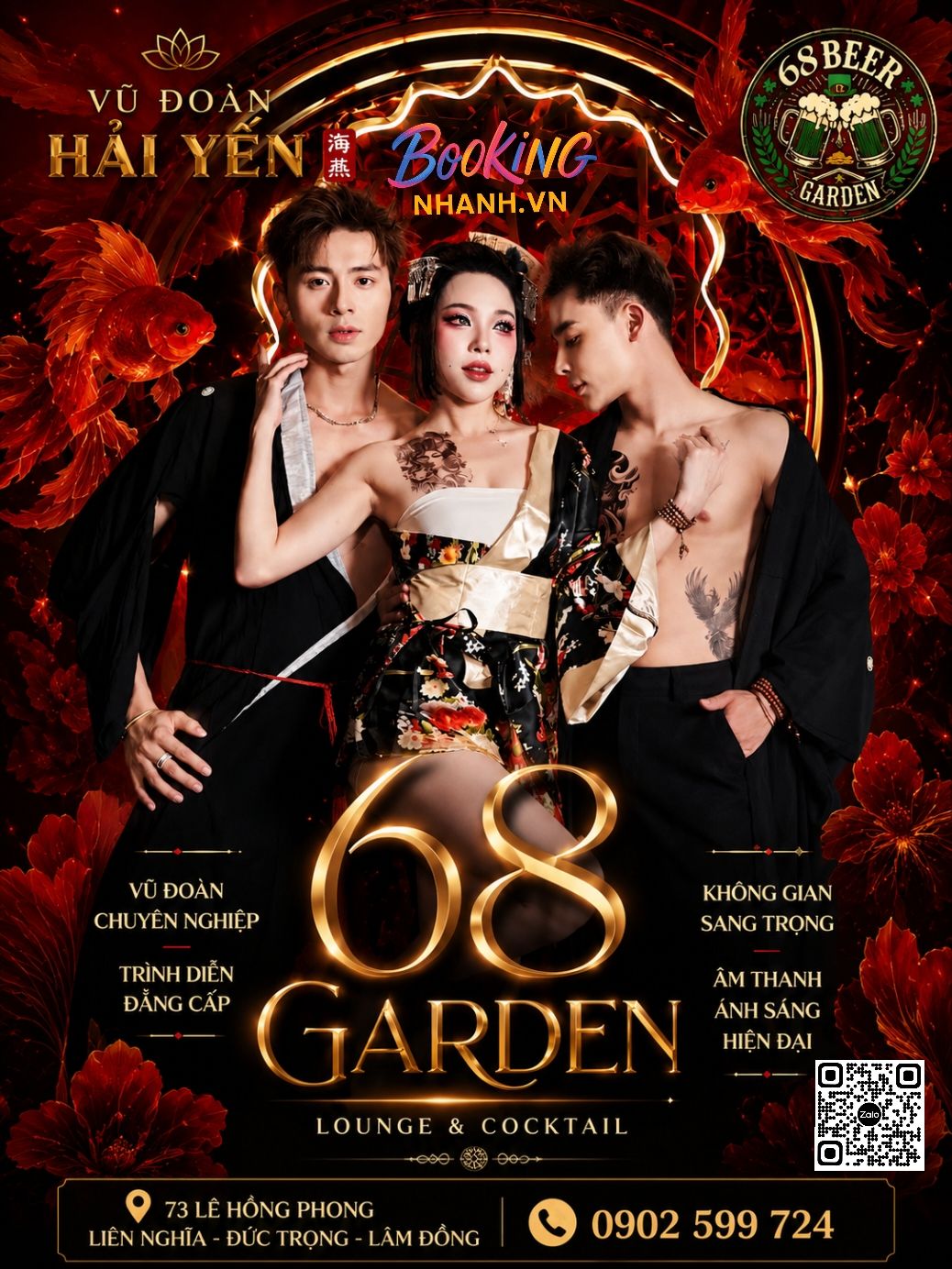 68 Beer Garden - 73 Lê Hồng Phong - Đức Trọng Lâm Đồng