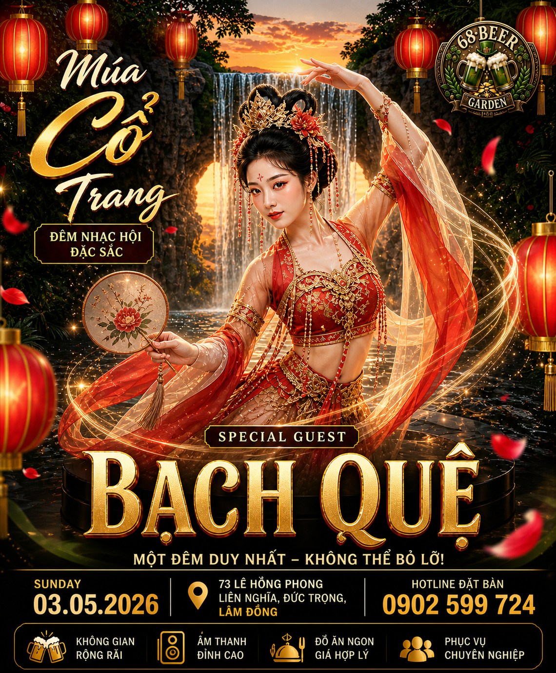 68 Beer Garden - 73 Lê Hồng Phong - Đức Trọng Lâm Đồng
