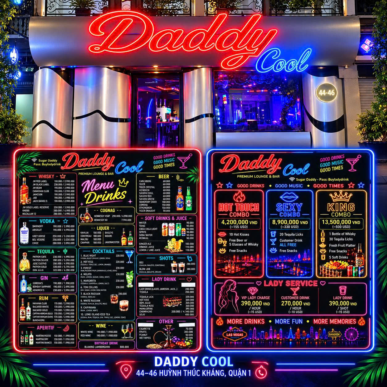Daddy Cool - TOP HOT Lady Bar - 44 Huynh Thuc Khang