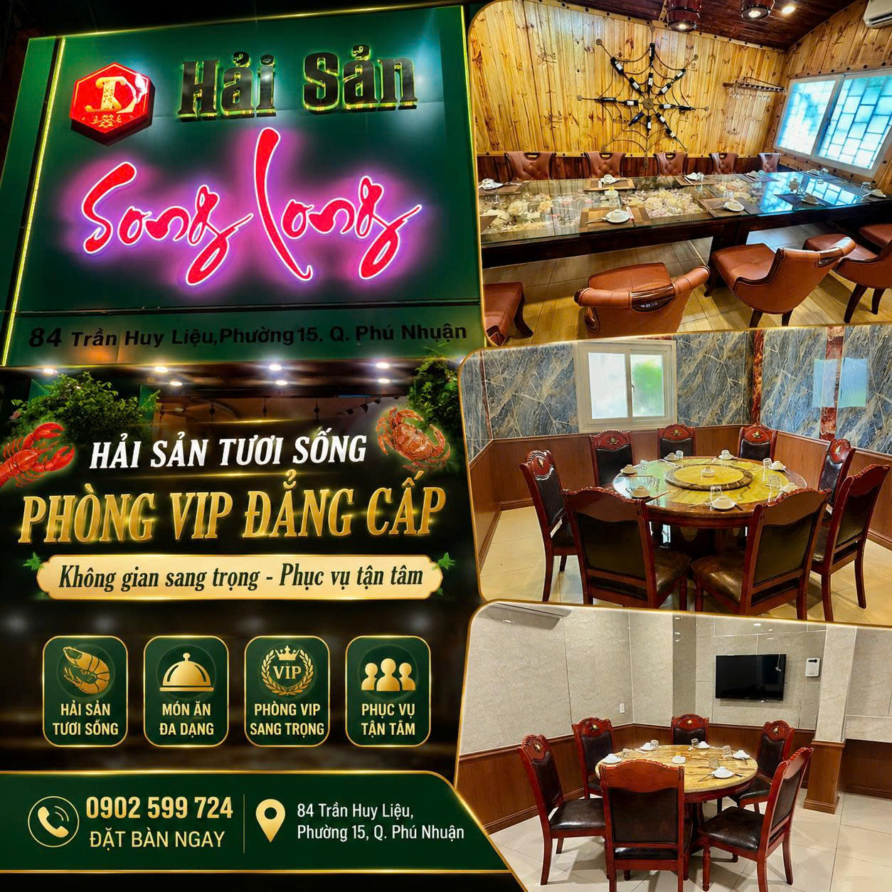 Hình Ảnh Hầm Rượu Song Long 84 Trần Huy Liệu