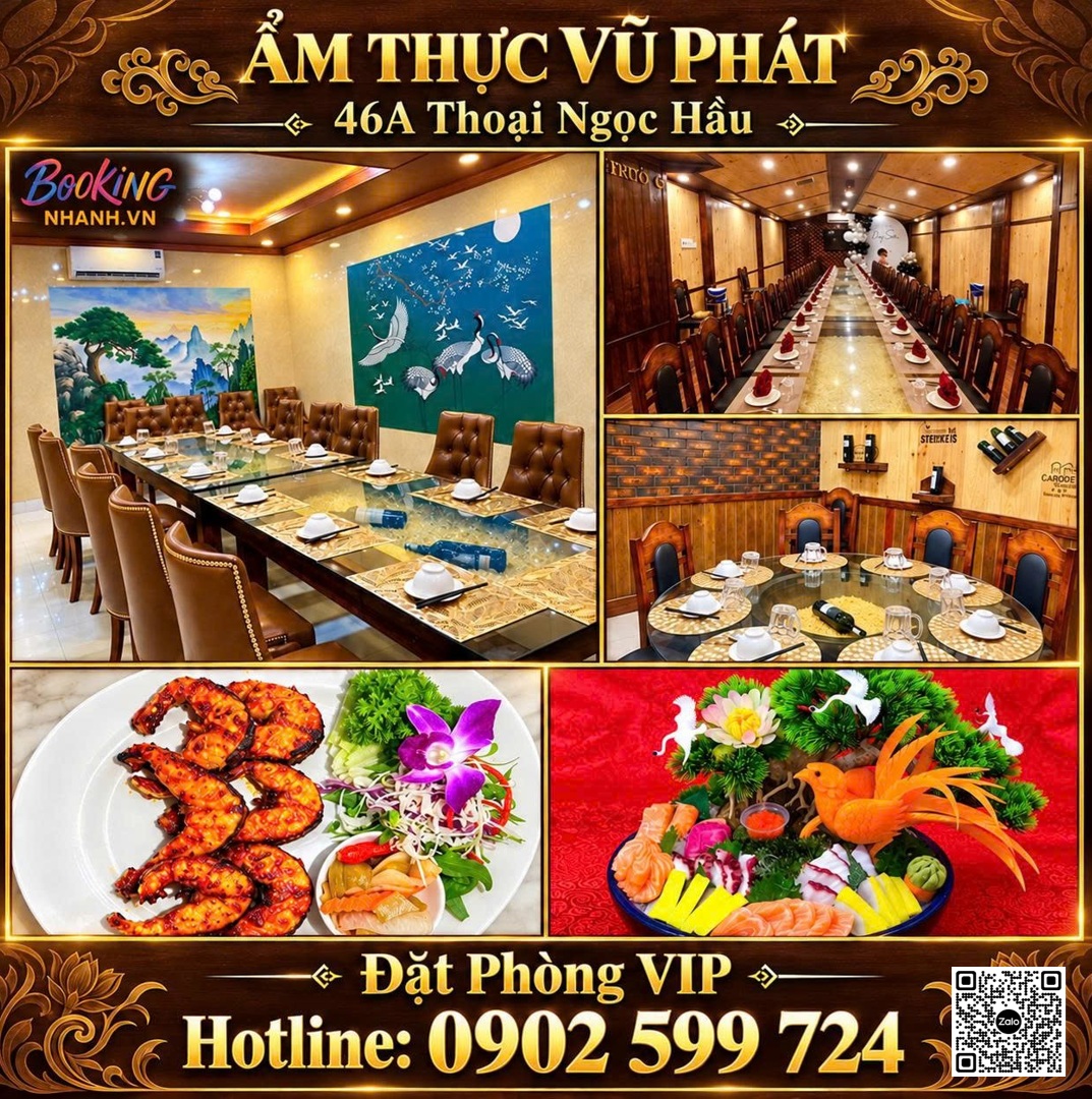 Nhà Hàng Ẩm Thực Vũ Phát - 46A Thoại Ngọc Hầu