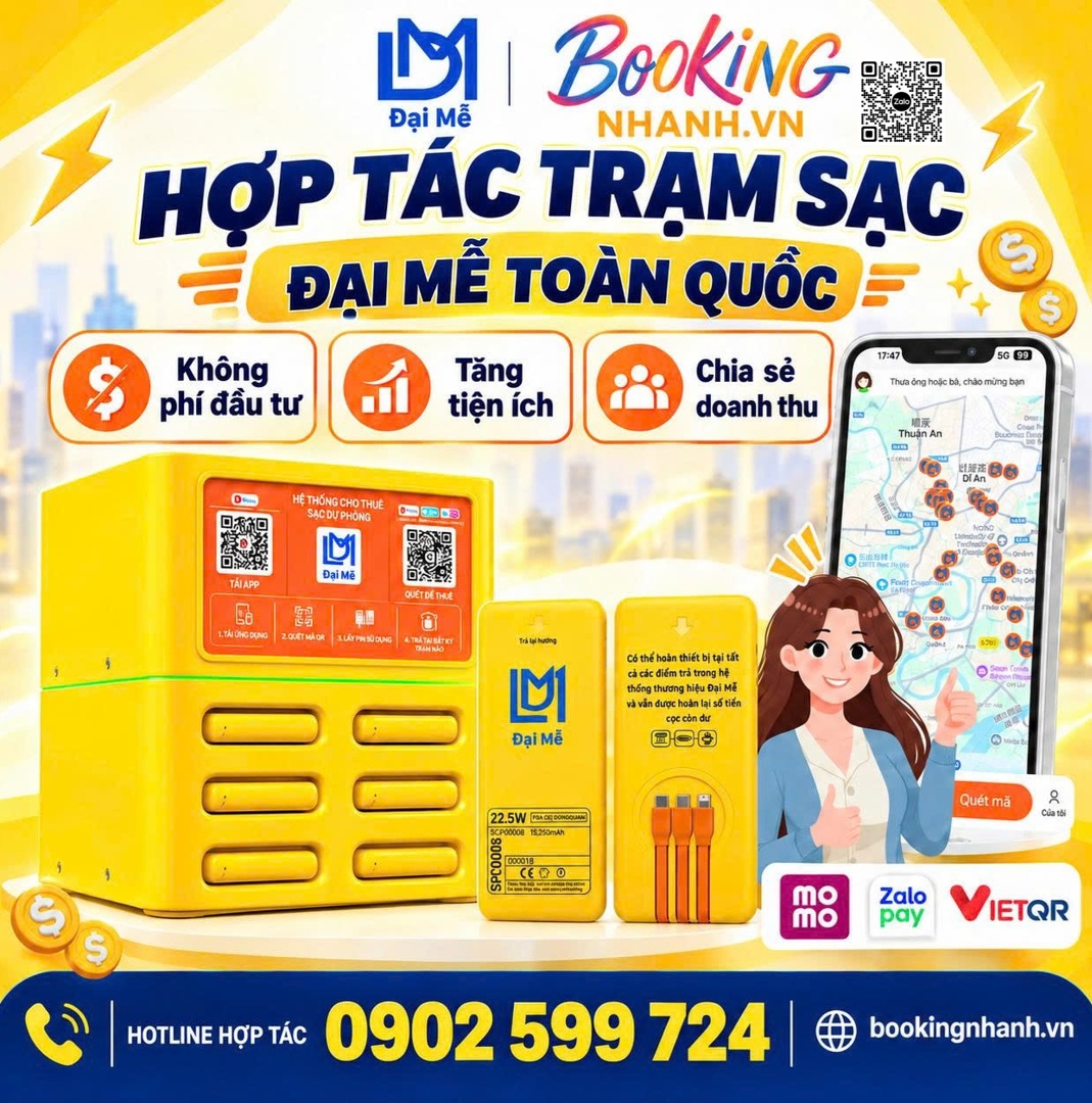 DAIME - HỢP TÁC TRẠM SẠC ĐẠI MỄ TRÊN TOÀN QUỐC
