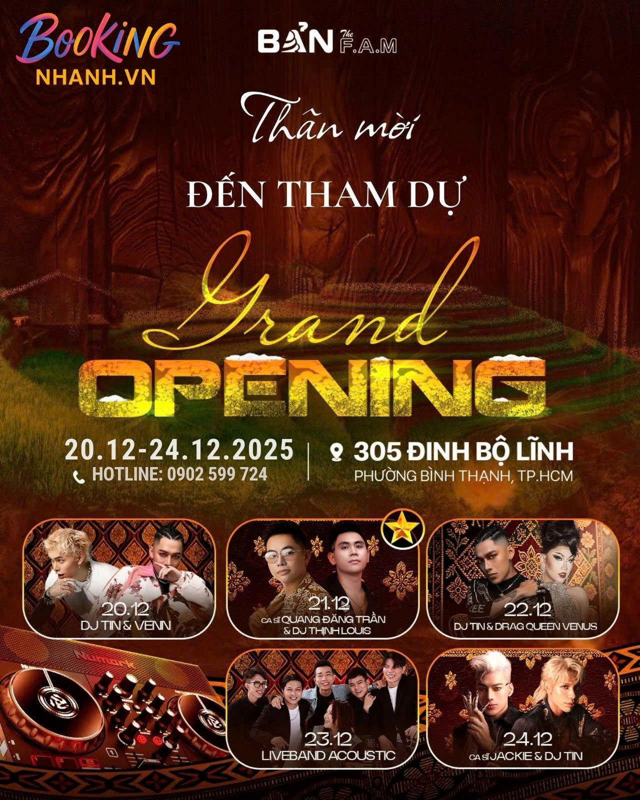 Bản The FAM -  305 Đinh Bộ Lĩnh, Bình Thạnh