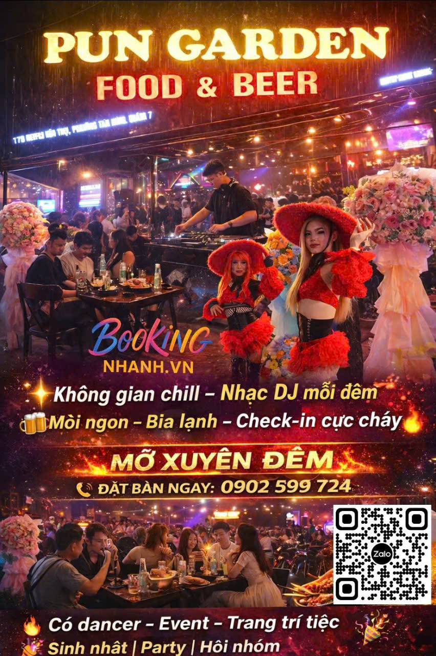 Beer Club Pun Garden - 178 Nguyễn Hữu Thọ, Quận 7