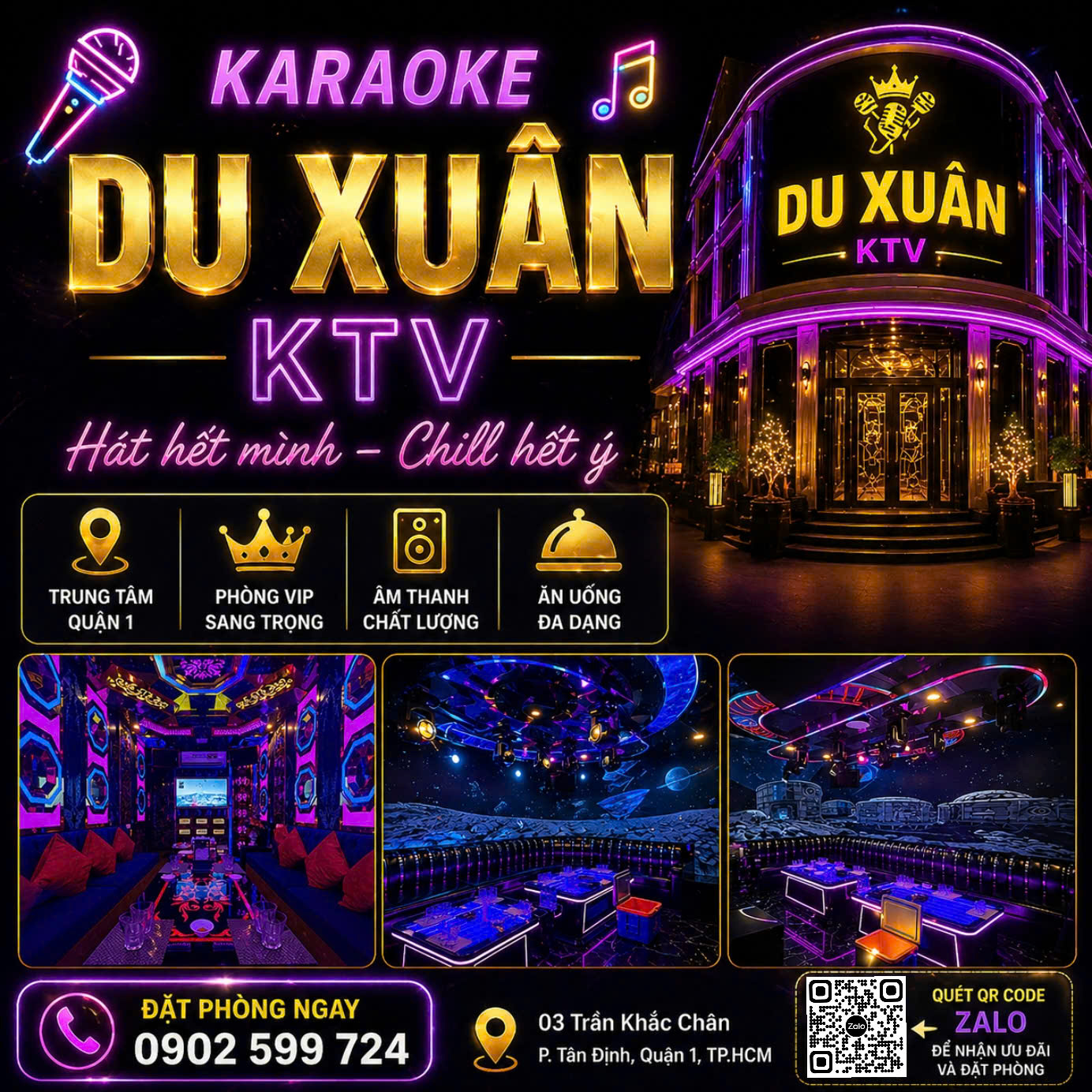 Karaoke Du Xuân - 3 Trần Khắc Chân, Quận 1