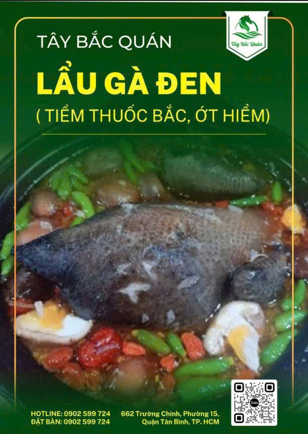 Lẩu Gà Đen Hầm Thuốc Bắc - Ship Tận Nơi