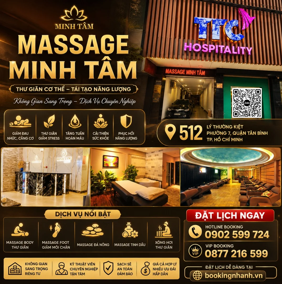 Massage Minh Tâm - 512 Lý Thường Kiệt, Quận Tân Bình