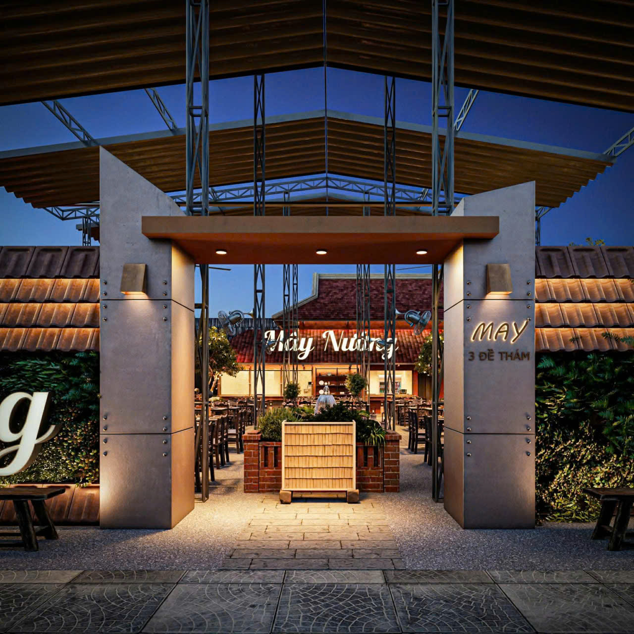 Mây Nướng Restaurant - 1A Đề Thám