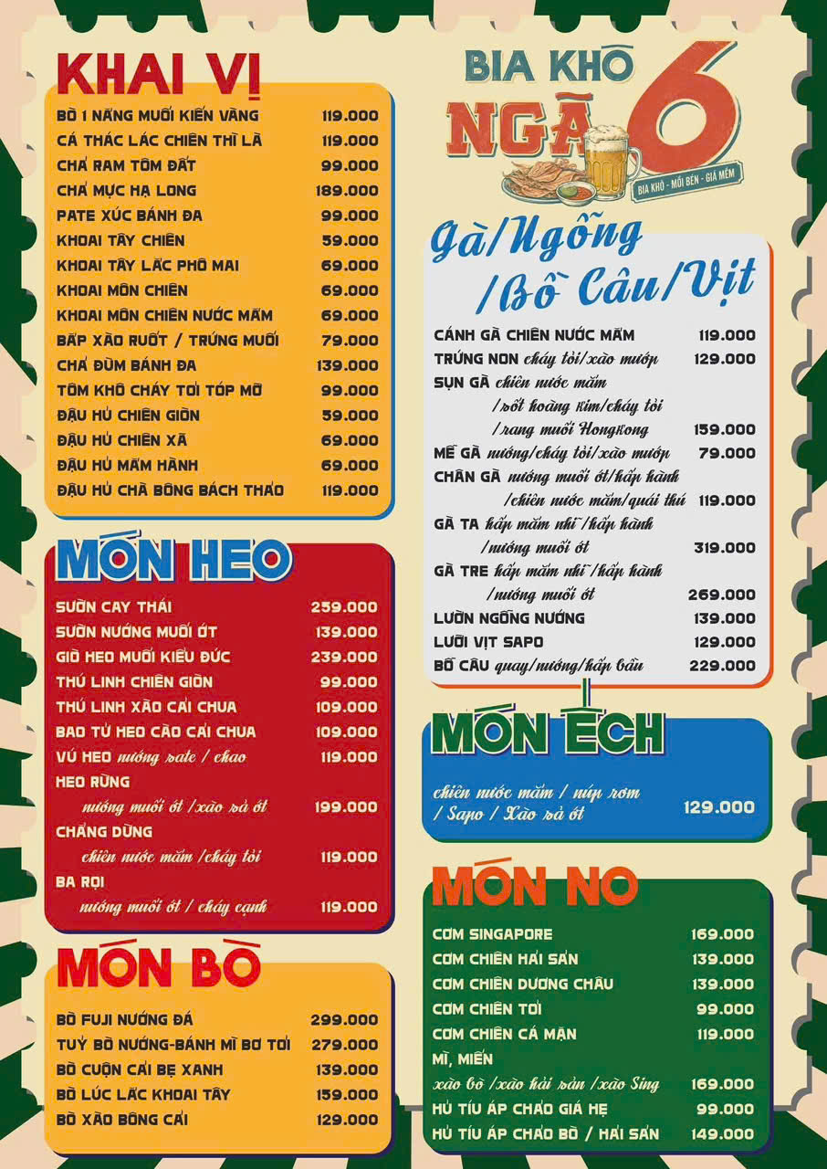 Bia Khô Ngã 6 - 178 Nguyễn Tri Phương, An Đông