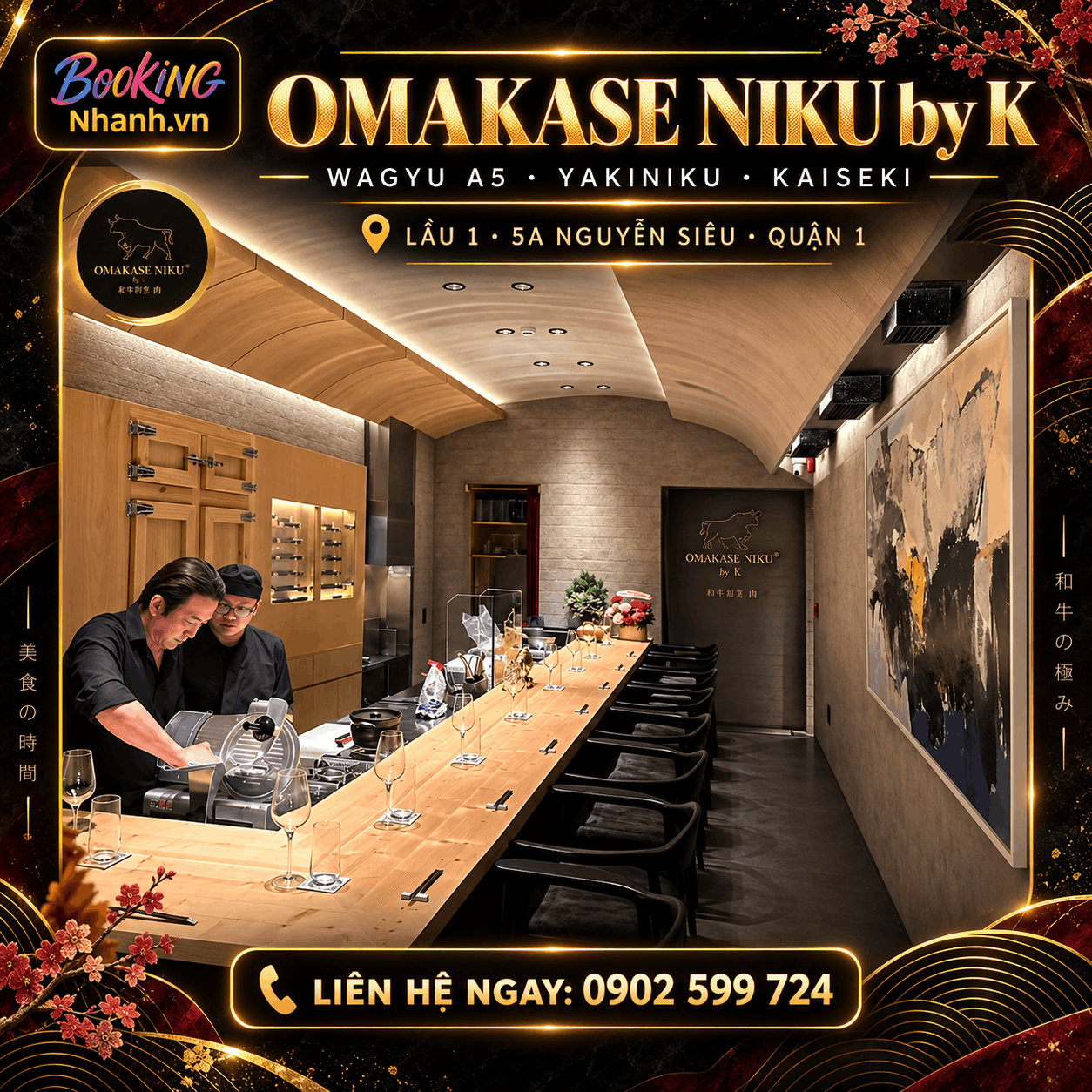 Omakase Niku by K – Trải Nghiệm Wagyu Cao Cấp Tại 5A Nguyễn Siêu