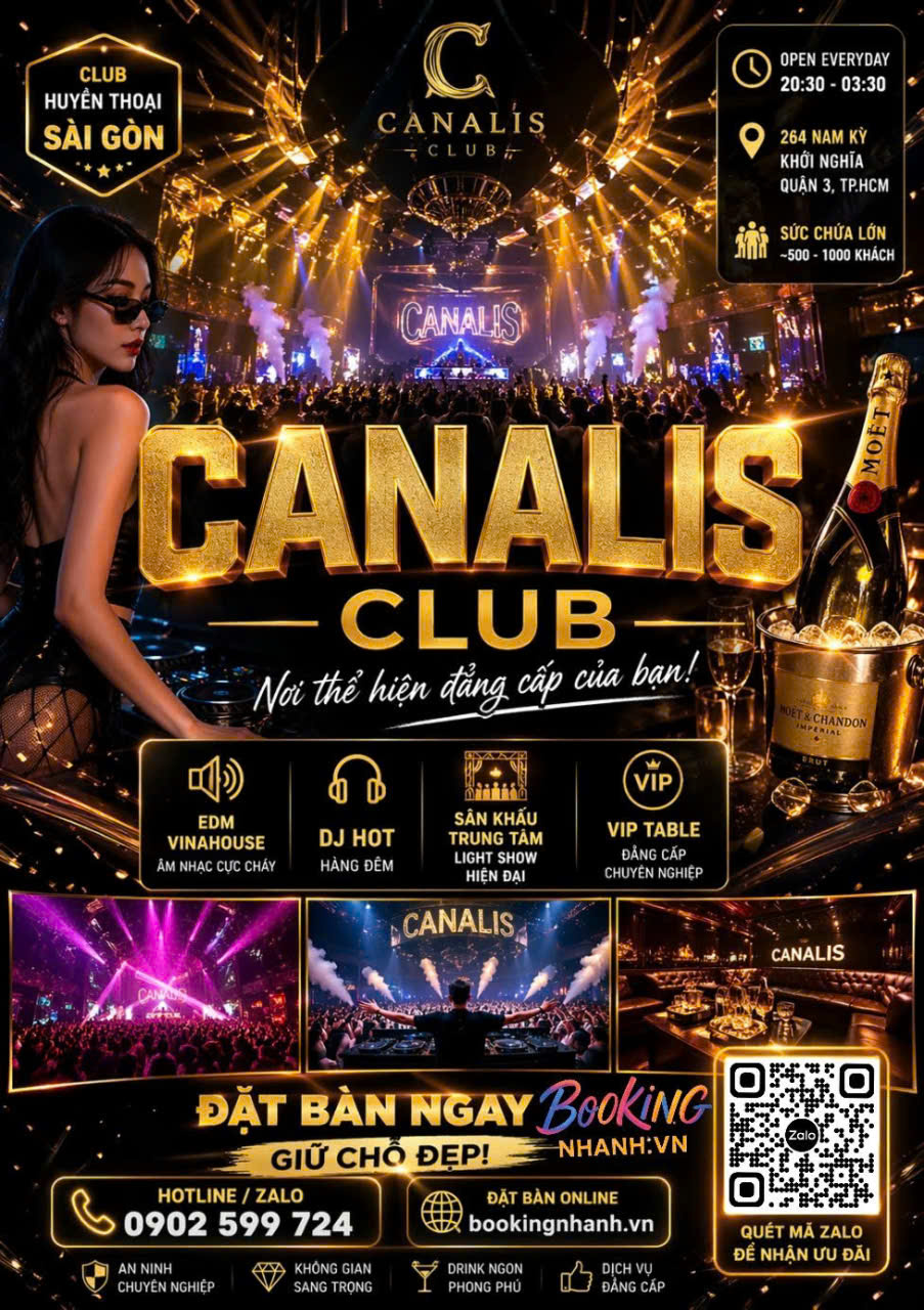 Canalis Club -  264 Nam Kỳ Khởi Nghĩa, Quận 3, TPHCM