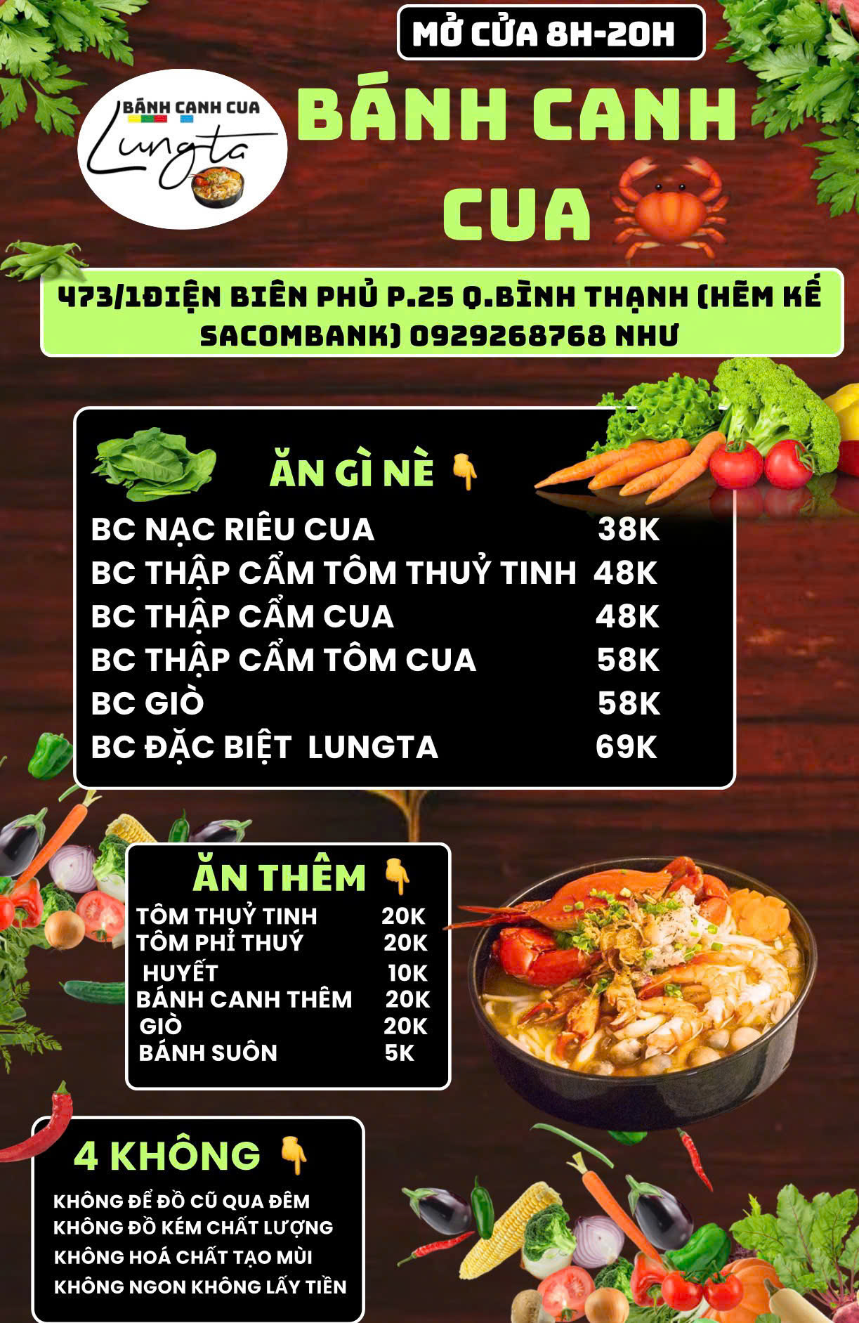 Ship Bánh Canh Cua Ngon Quận Bình Thạnh
