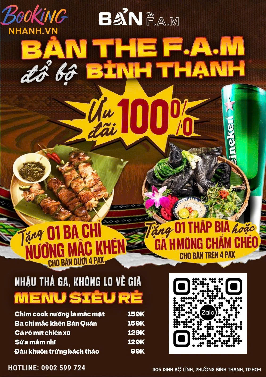 Bản The FAM -  305 Đinh Bộ Lĩnh, Bình Thạnh