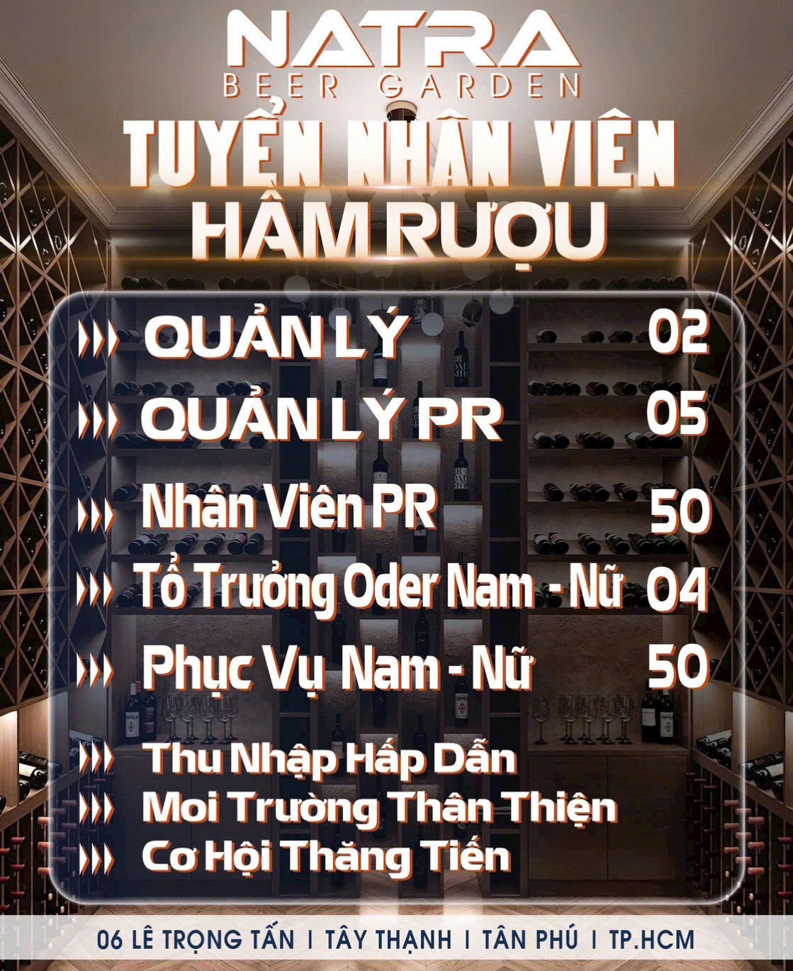 Hầm Rượu Natra - 6 Lê Trọng Tấn