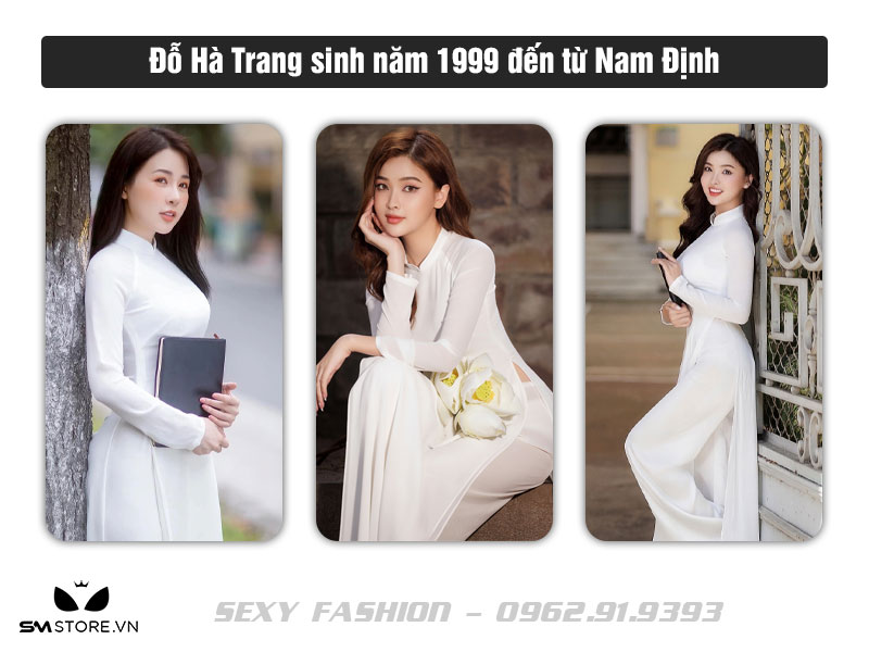 Hoa Khôi Đỗ Hà Trang mặc áo dài siêu mỏng