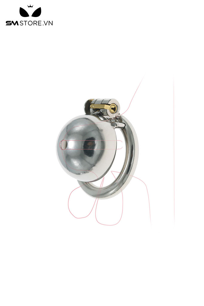 SMT289 - Khóa dương vật inox không gỉ dạng lồng kín có 4 size