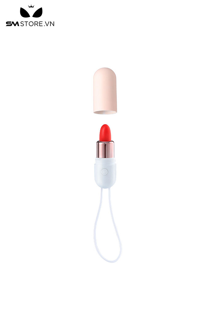 SMT828 -  Trứng rung mini bằng silicon ngụy trang thỏi son dài 180mm