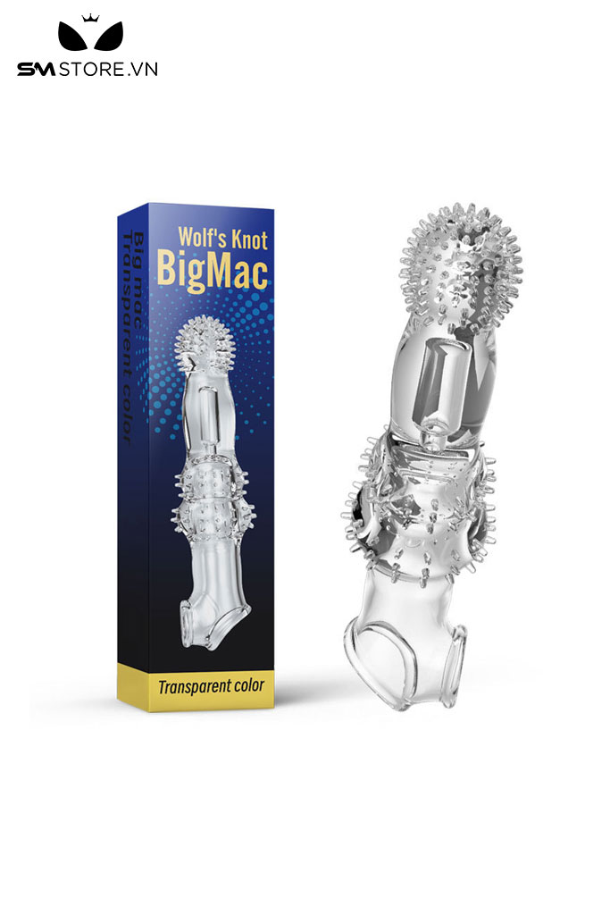 SMT1495 - Bao cao su rung gai ở đầu mix thân có gân và quai đeo