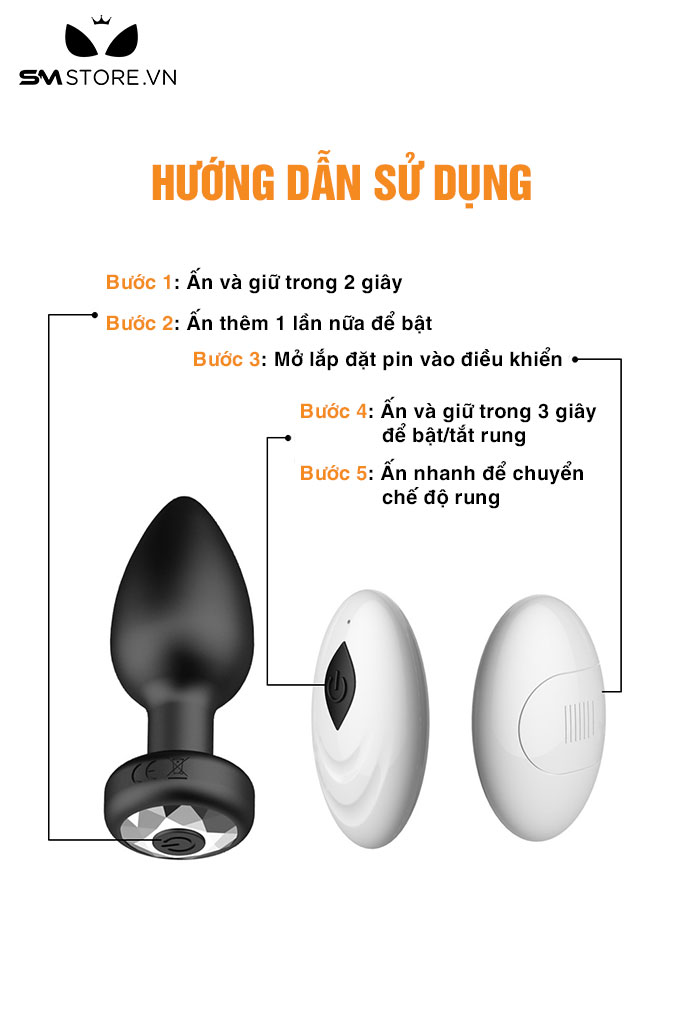 Hướng dẫn sử dụng but plug rung SMT204