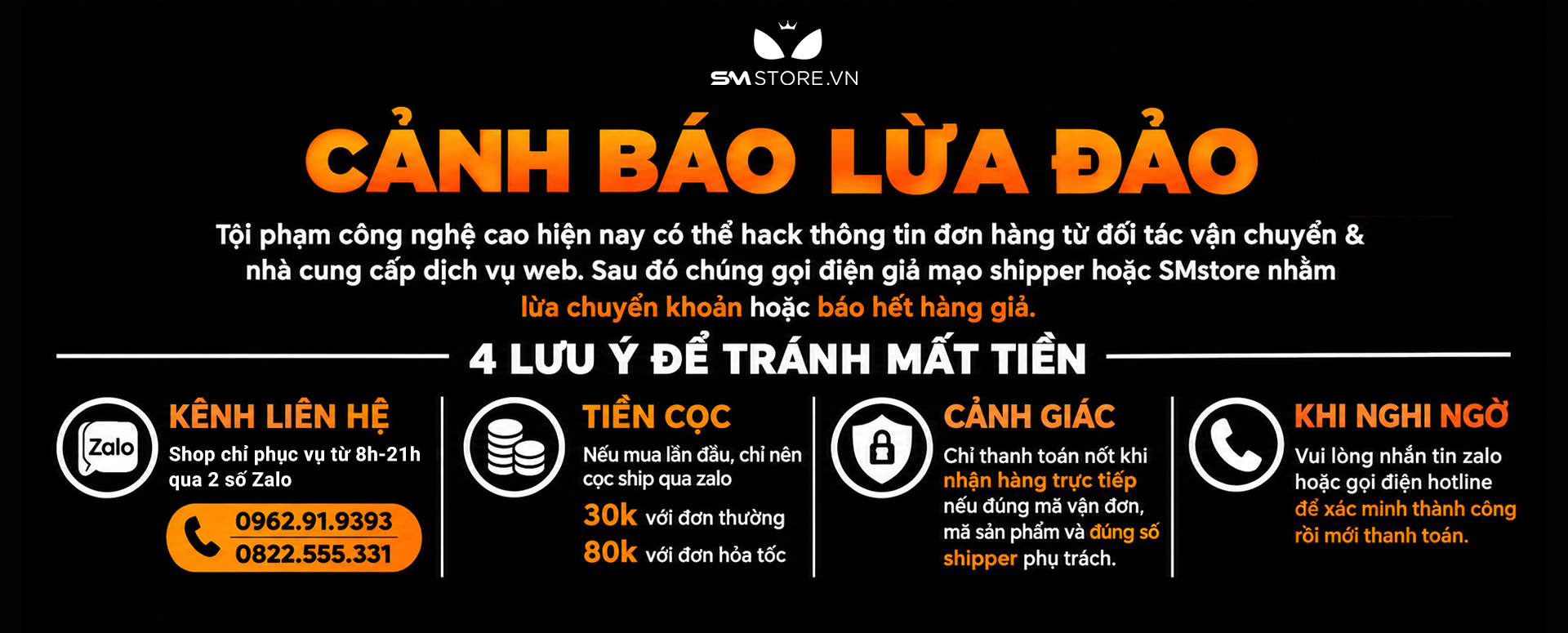Cảnh báo khách hàng tránh lừa đảo