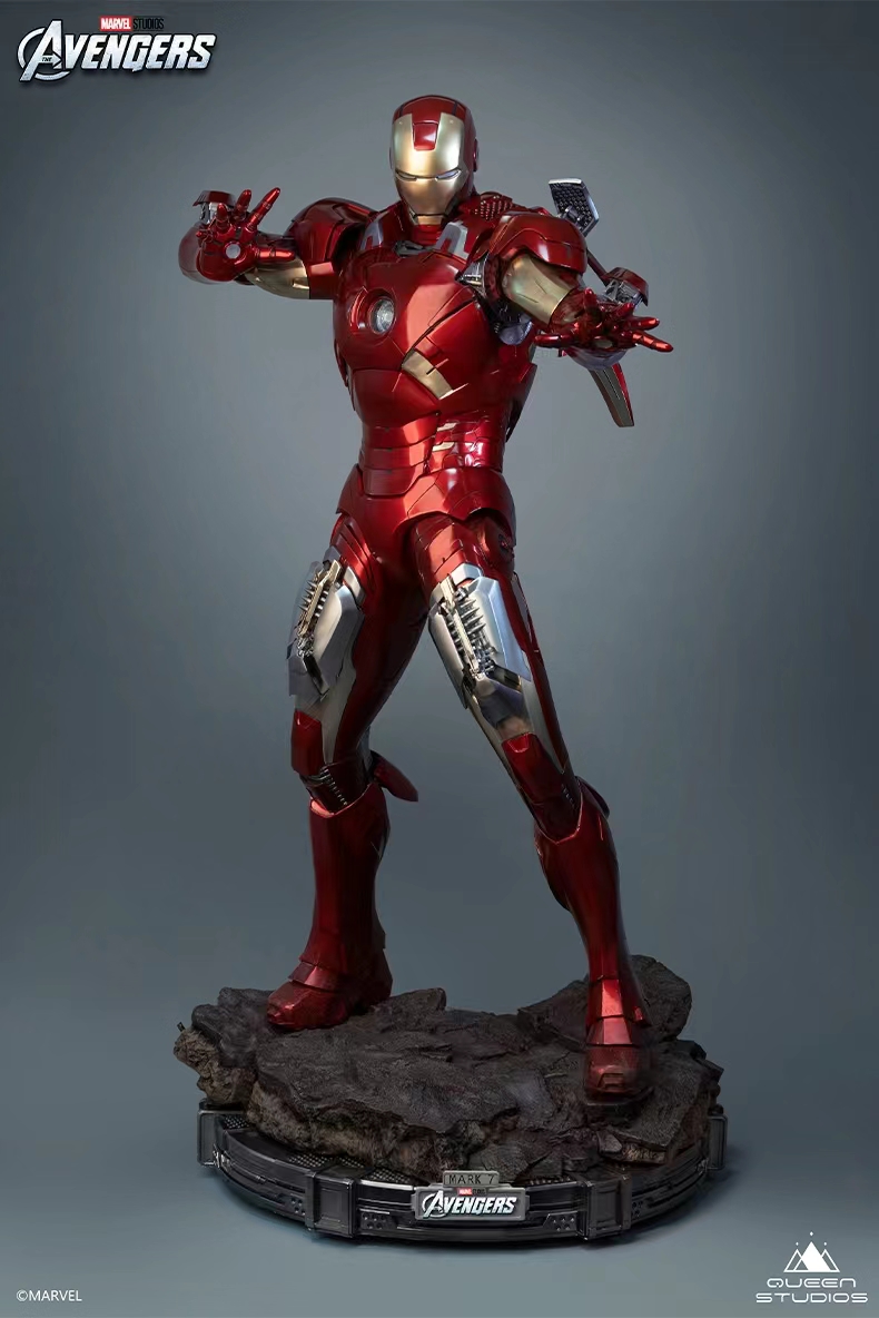 Mô Hình IronMan Mark 7 (MK7) 1/2 - Figure Marvel