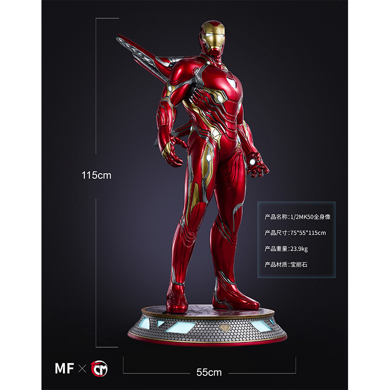 Mô Hình Iron Man MK50 1/2 - Figure Marvel