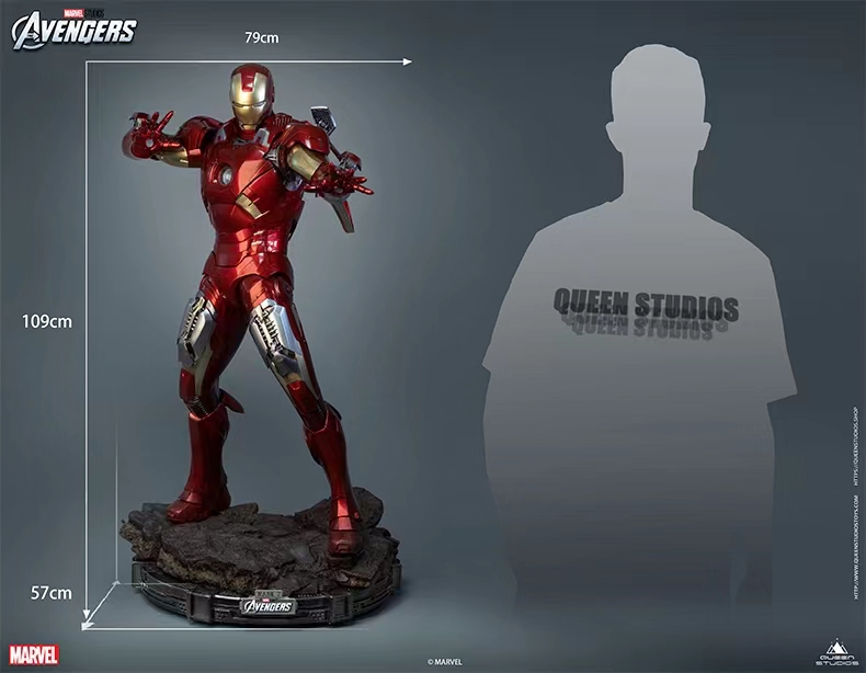 Mô Hình IronMan Mark 7 (MK7) 1/2 - Figure Marvel