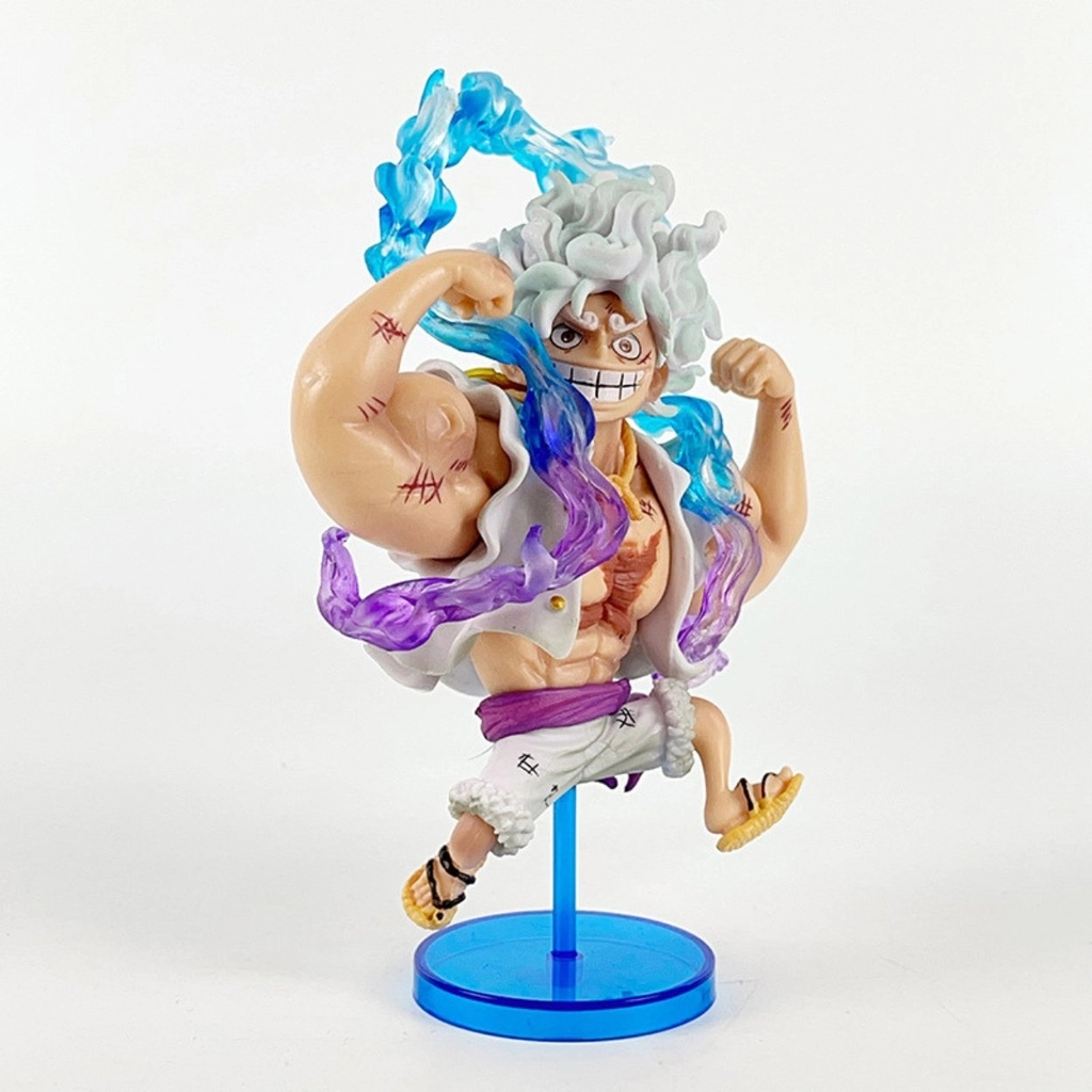 Mô Hình OnePiece Luffy Gear 5 cơ bắp - Cao 14cm - nặng 110gram , Figure OnePiece